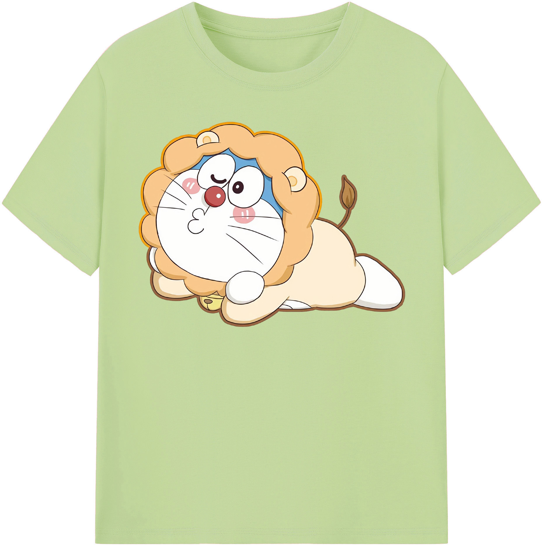 （画像用） ドラえもん Doraemon 綿100％半袖Tシャツ（フロントプリント）